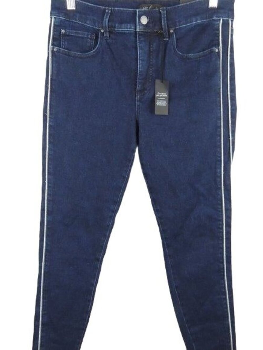 NWT Ann Taylor "The Skinny" Mid Rise Dark Wash Woman's Size 8